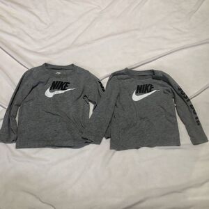 TWIN SET Matching Nike Swoosh Long Sleeves Baby Clothes Unisex 18 Month Used